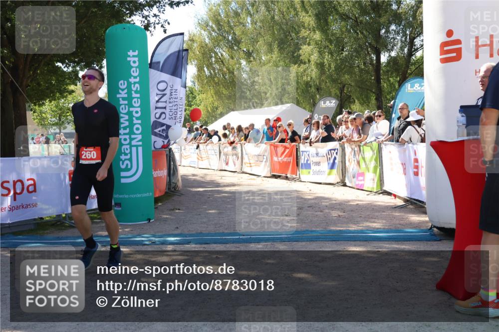 07.09.2025 - 19. Norderstedt Triathlon Zöllner http://msf.ph/oto/8783018 07.09.2025 13:02:54 Ziel 260 meine-sportfotos.de