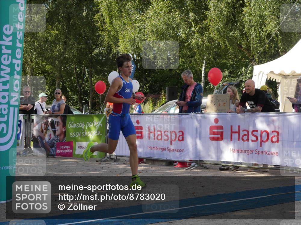 07.09.2025 - 19. Norderstedt Triathlon Zöllner http://msf.ph/oto/8783020 07.09.2025 11:46:21 Ziel 1165 meine-sportfotos.de