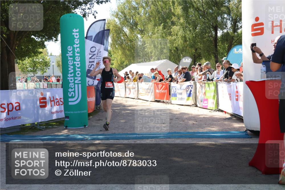 07.09.2025 - 19. Norderstedt Triathlon Zöllner http://msf.ph/oto/8783033 07.09.2025 13:03:21 Ziel 1364 meine-sportfotos.de