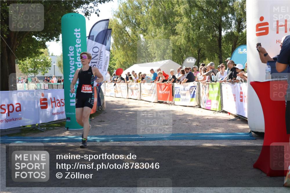 07.09.2025 - 19. Norderstedt Triathlon Zöllner http://msf.ph/oto/8783046 07.09.2025 13:03:22 Ziel 1364 meine-sportfotos.de