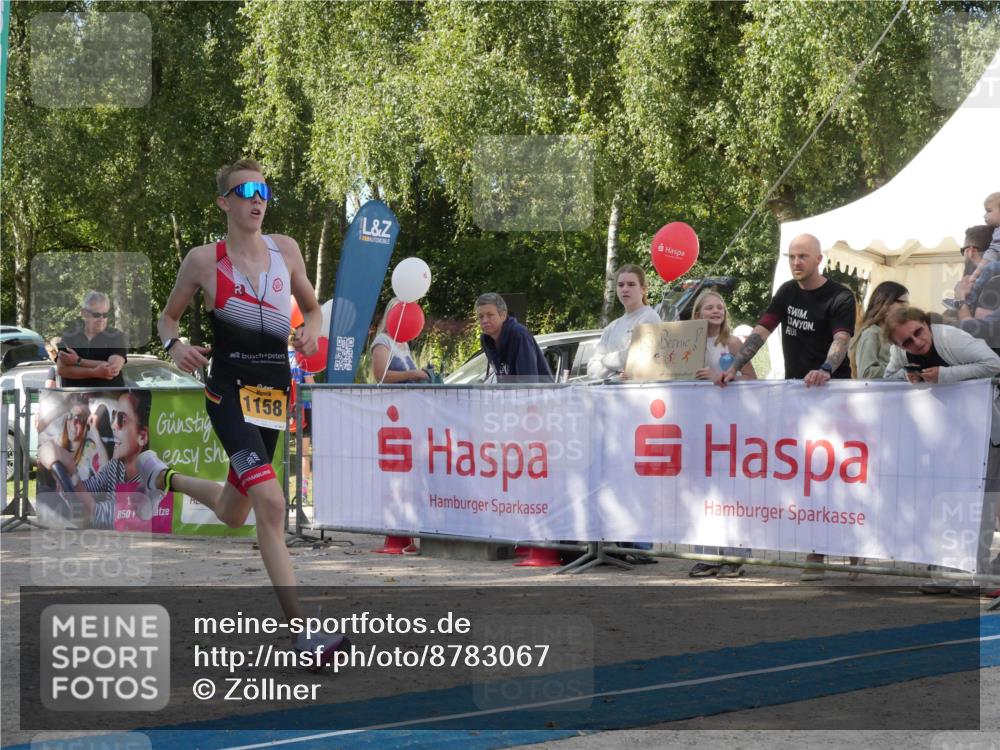 07.09.2025 - 19. Norderstedt Triathlon Zöllner http://msf.ph/oto/8783067 07.09.2025 11:47:42 Ziel 1158 meine-sportfotos.de