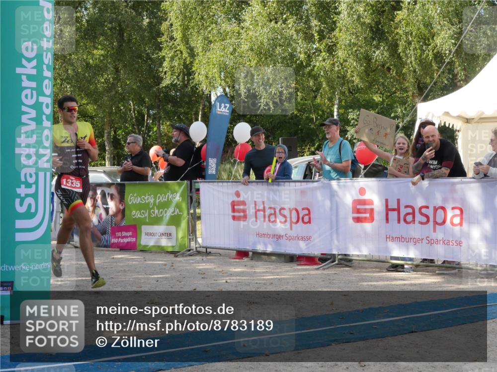 07.09.2025 - 19. Norderstedt Triathlon Zöllner http://msf.ph/oto/8783189 07.09.2025 11:51:06 Ziel 225, 1185, 1335 meine-sportfotos.de