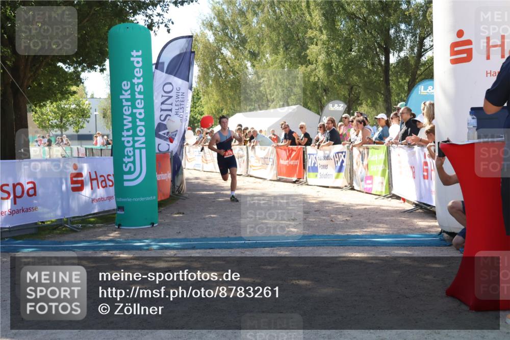 07.09.2025 - 19. Norderstedt Triathlon Zöllner http://msf.ph/oto/8783261 07.09.2025 13:04:08 Ziel 218 meine-sportfotos.de