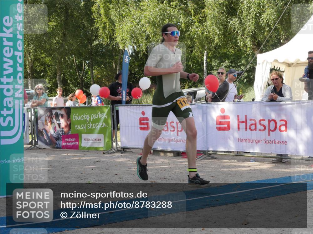 07.09.2025 - 19. Norderstedt Triathlon Zöllner http://msf.ph/oto/8783288 07.09.2025 11:52:49 Ziel 1188 meine-sportfotos.de