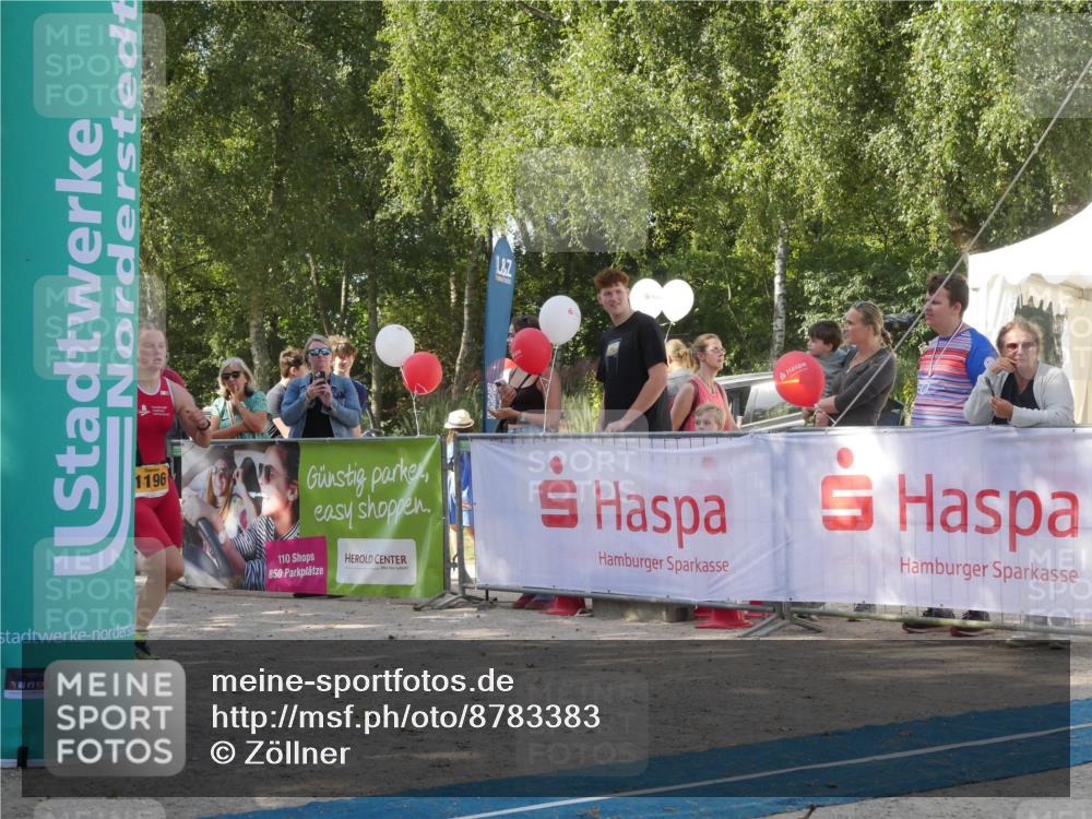 07.09.2025 - 19. Norderstedt Triathlon Zöllner http://msf.ph/oto/8783383 07.09.2025 11:54:25 Ziel 1168, 1196 meine-sportfotos.de