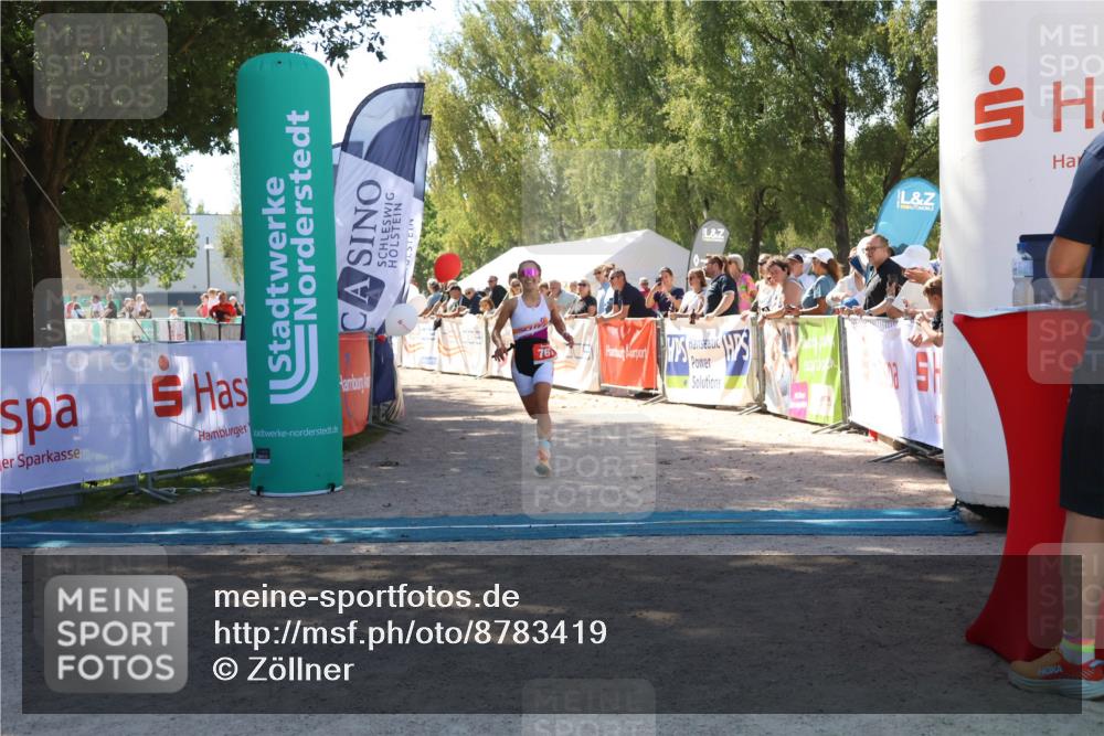 07.09.2025 - 19. Norderstedt Triathlon Zöllner http://msf.ph/oto/8783419 07.09.2025 13:04:53 Ziel  meine-sportfotos.de