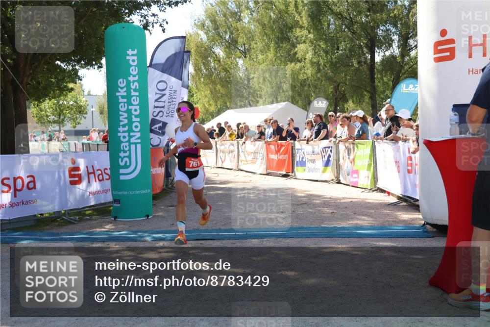 07.09.2025 - 19. Norderstedt Triathlon Zöllner http://msf.ph/oto/8783429 07.09.2025 13:04:54 Ziel  meine-sportfotos.de
