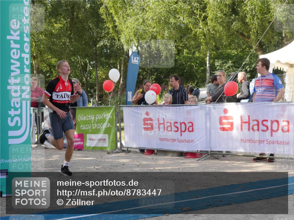 07.09.2025 - 19. Norderstedt Triathlon Zöllner http://msf.ph/oto/8783447 07.09.2025 11:55:48 Ziel 1173, 1202 meine-sportfotos.de