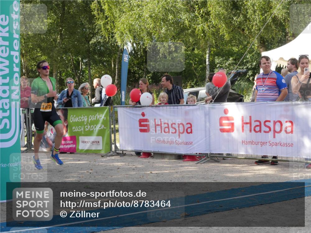 07.09.2025 - 19. Norderstedt Triathlon Zöllner http://msf.ph/oto/8783464 07.09.2025 11:55:52 Ziel 1173, 1202 meine-sportfotos.de