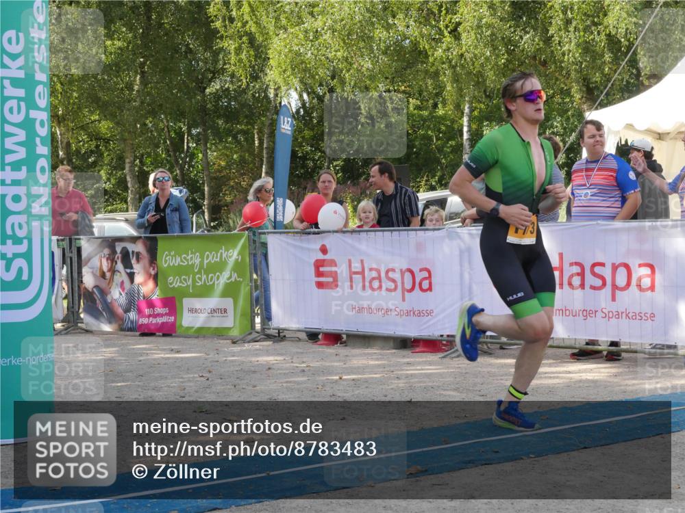 07.09.2025 - 19. Norderstedt Triathlon Zöllner http://msf.ph/oto/8783483 07.09.2025 11:55:53 Ziel 1173, 1202 meine-sportfotos.de