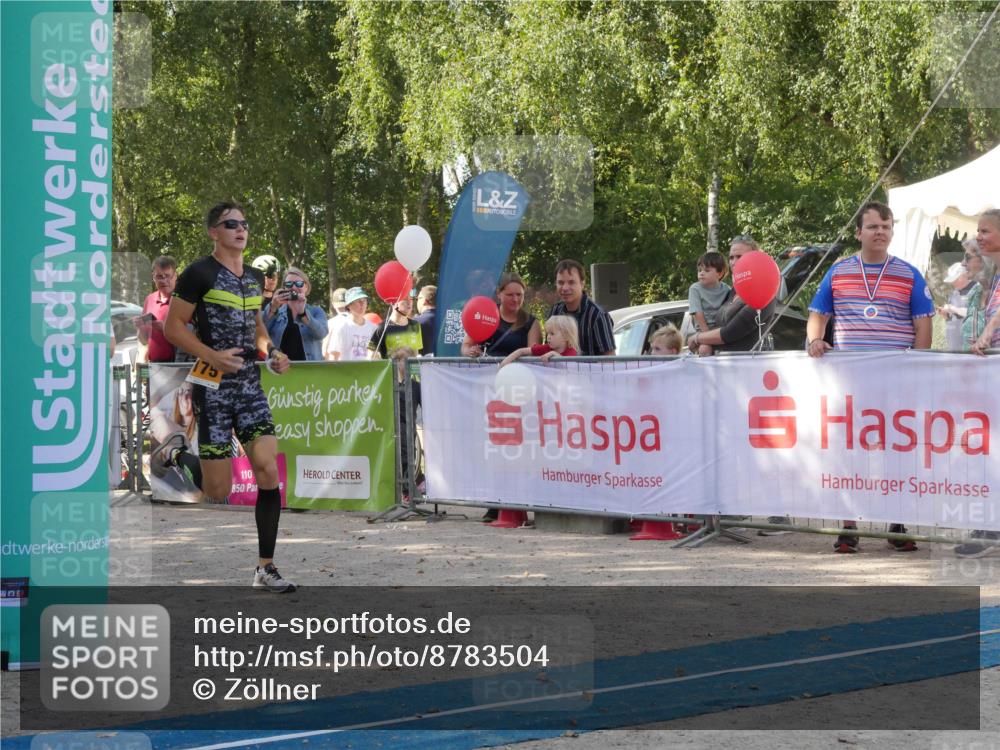 07.09.2025 - 19. Norderstedt Triathlon Zöllner http://msf.ph/oto/8783504 07.09.2025 11:56:49 Ziel 1175 meine-sportfotos.de