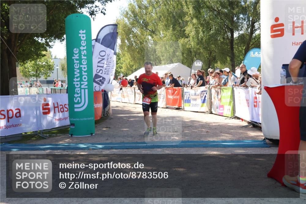 07.09.2025 - 19. Norderstedt Triathlon Zöllner http://msf.ph/oto/8783506 07.09.2025 13:05:01 Ziel 1307 meine-sportfotos.de
