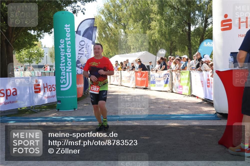 07.09.2025 - 19. Norderstedt Triathlon Zöllner http://msf.ph/oto/8783523 07.09.2025 13:05:02 Ziel 1307 meine-sportfotos.de