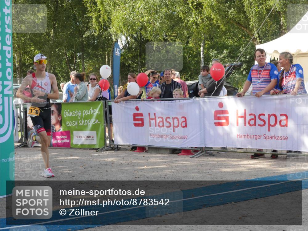 07.09.2025 - 19. Norderstedt Triathlon Zöllner http://msf.ph/oto/8783542 07.09.2025 11:57:30 Ziel 1176 meine-sportfotos.de
