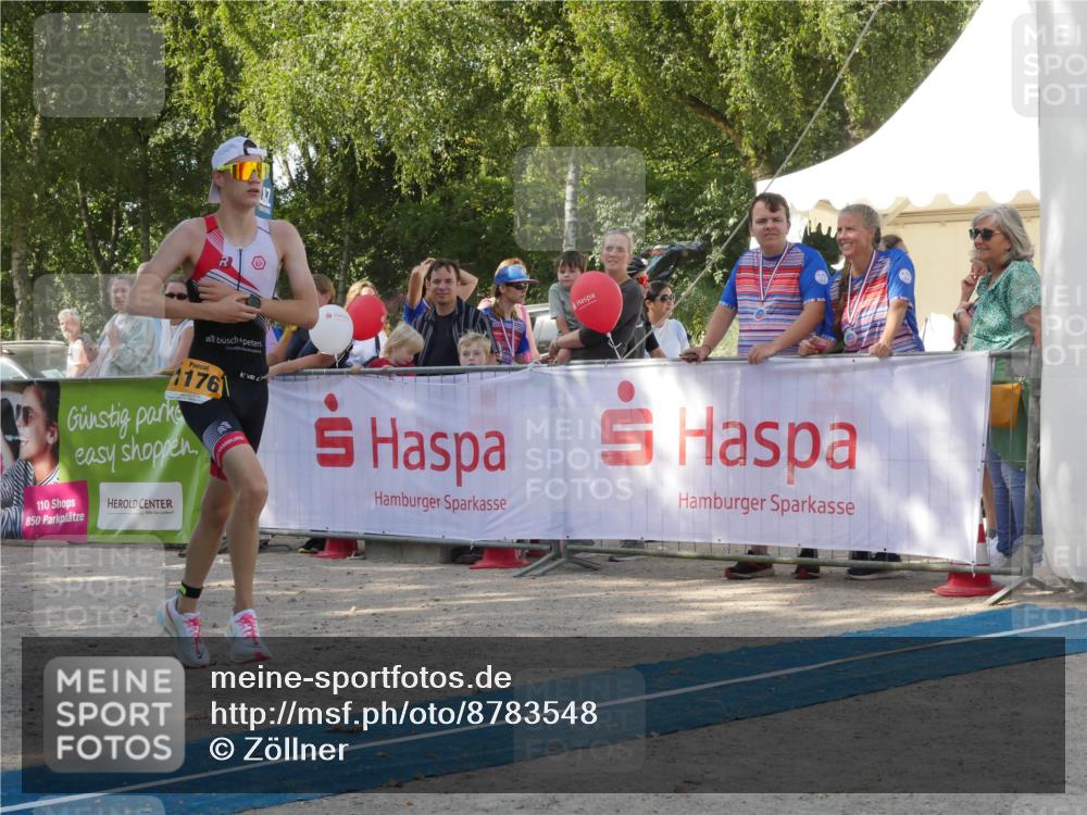 07.09.2025 - 19. Norderstedt Triathlon Zöllner http://msf.ph/oto/8783548 07.09.2025 11:57:30 Ziel 1176 meine-sportfotos.de