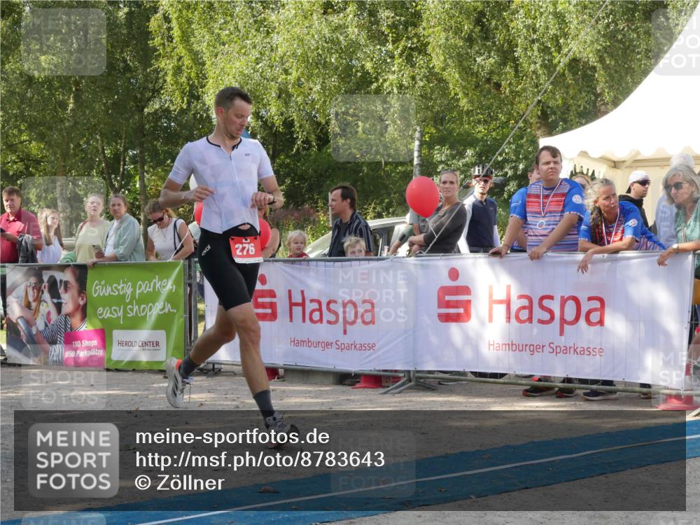 07.09.2025 - 19. Norderstedt Triathlon Zöllner http://msf.ph/oto/8783643 07.09.2025 11:58:32 Ziel 276 meine-sportfotos.de