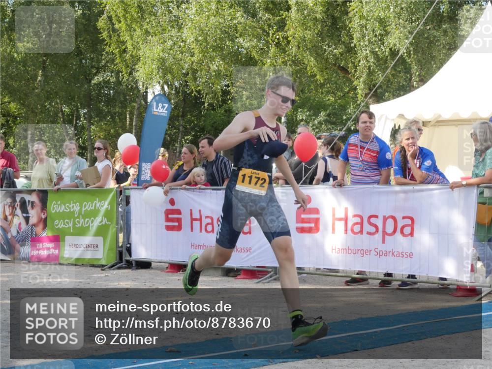 07.09.2025 - 19. Norderstedt Triathlon Zöllner http://msf.ph/oto/8783670 07.09.2025 11:58:53 Ziel 1172 meine-sportfotos.de