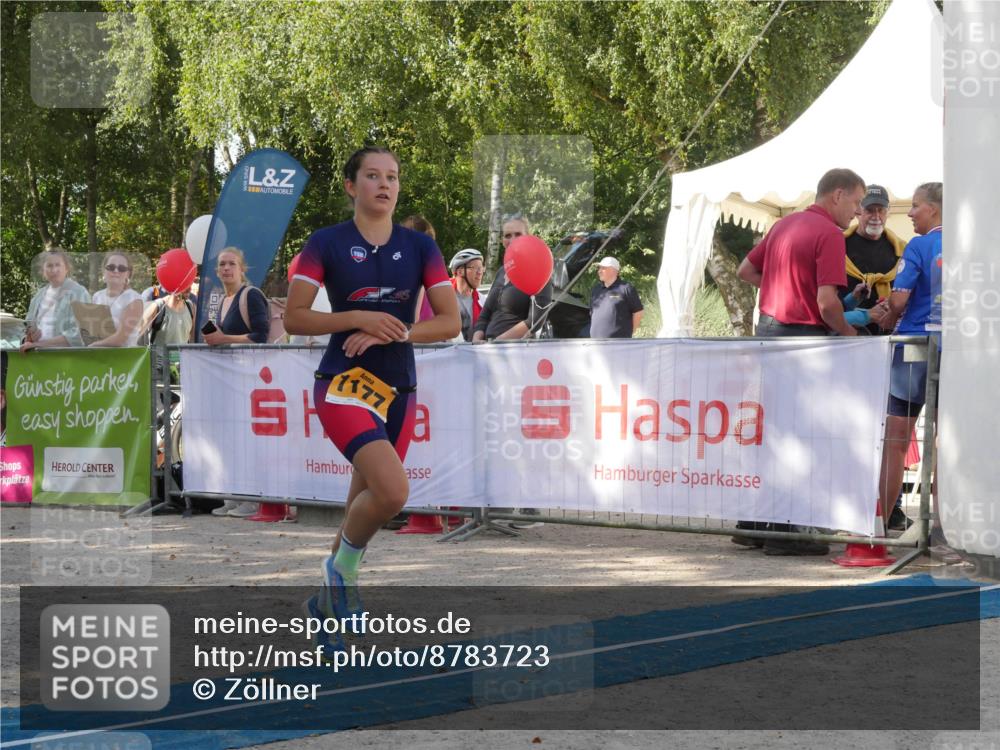 07.09.2025 - 19. Norderstedt Triathlon Zöllner http://msf.ph/oto/8783723 07.09.2025 12:00:01 Ziel 1177 meine-sportfotos.de