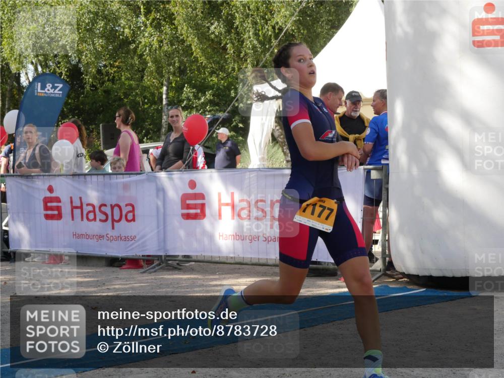 07.09.2025 - 19. Norderstedt Triathlon Zöllner http://msf.ph/oto/8783728 07.09.2025 12:00:01 Ziel 1177 meine-sportfotos.de