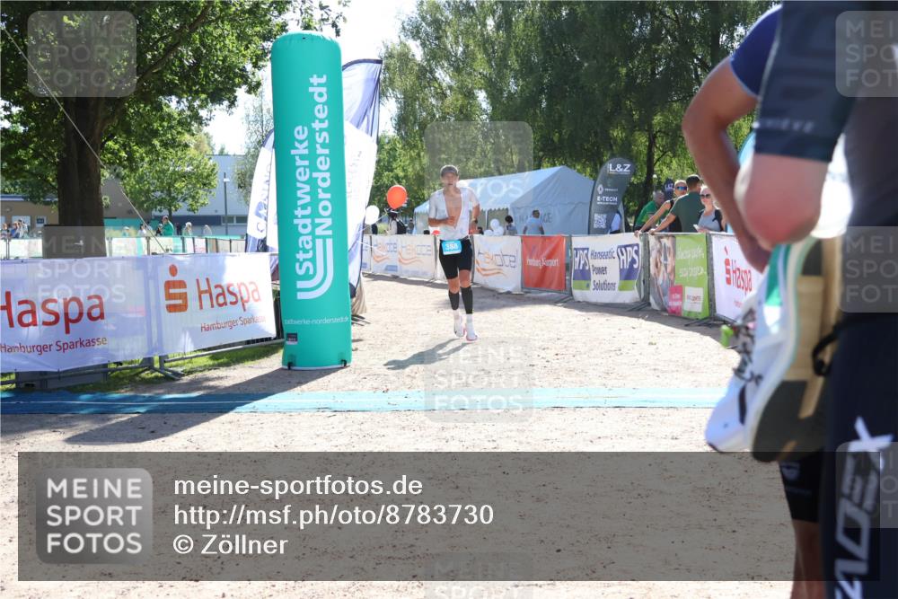07.09.2025 - 19. Norderstedt Triathlon Zöllner http://msf.ph/oto/8783730 07.09.2025 15:14:43 Ziel 388, 969 meine-sportfotos.de