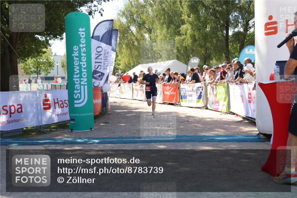 07.09.2025 - 19. Norderstedt Triathlon Zöllner http://msf.ph/oto/8783739 07.09.2025 13:06:05 Ziel 761 meine-sportfotos.de