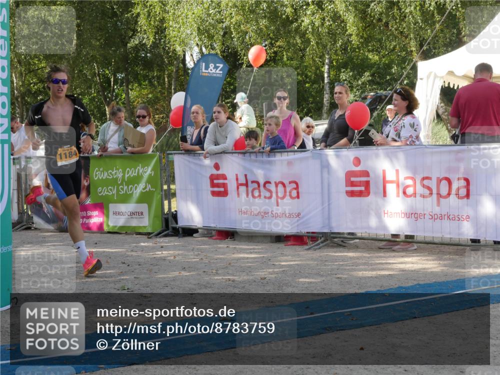 07.09.2025 - 19. Norderstedt Triathlon Zöllner http://msf.ph/oto/8783759 07.09.2025 12:00:52 Ziel 749, 1184 meine-sportfotos.de