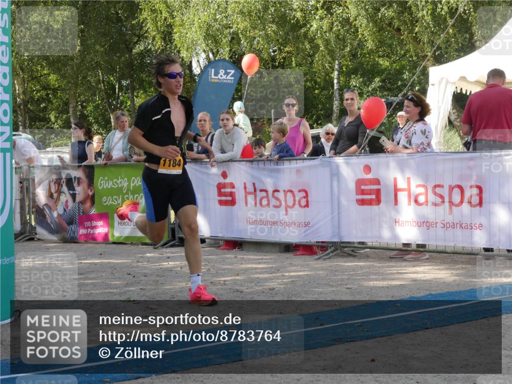 07.09.2025 - 19. Norderstedt Triathlon Zöllner http://msf.ph/oto/8783764 07.09.2025 12:00:52 Ziel 749, 1184 meine-sportfotos.de