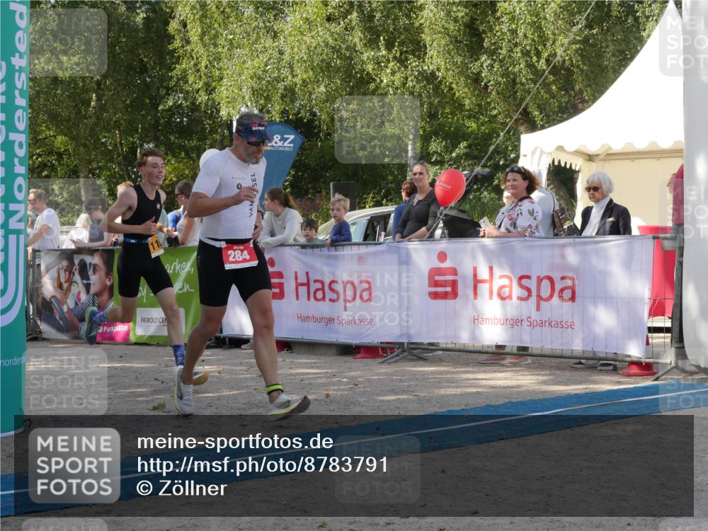 07.09.2025 - 19. Norderstedt Triathlon Zöllner http://msf.ph/oto/8783791 07.09.2025 12:01:21 Ziel 284, 1152 meine-sportfotos.de
