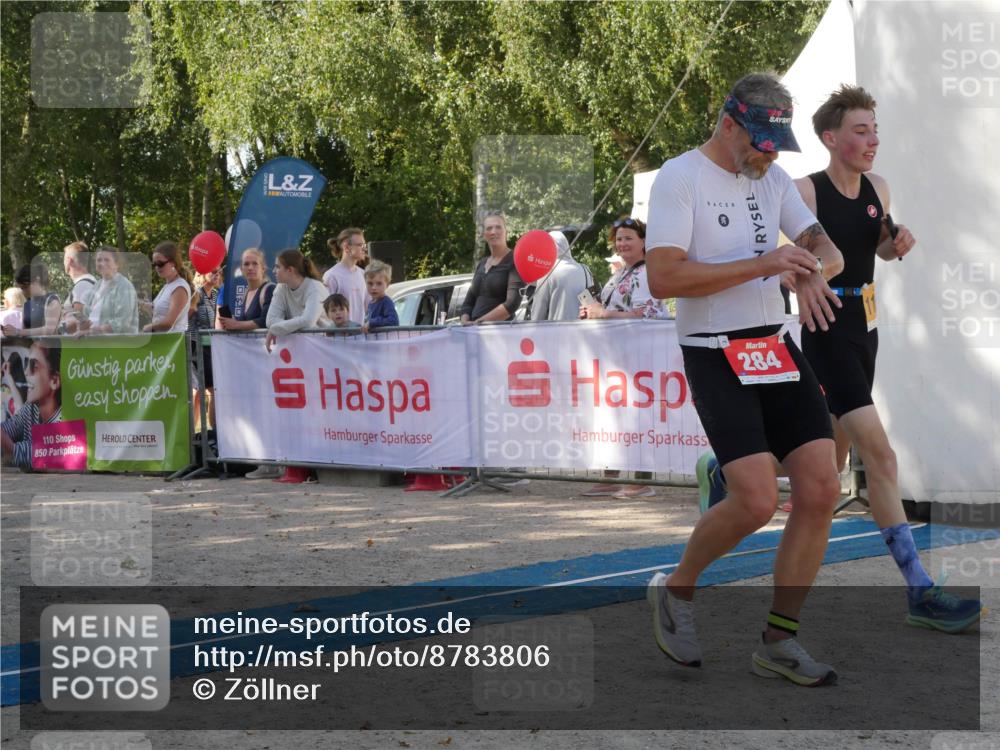 07.09.2025 - 19. Norderstedt Triathlon Zöllner http://msf.ph/oto/8783806 07.09.2025 12:01:22 Ziel 284, 1152 meine-sportfotos.de