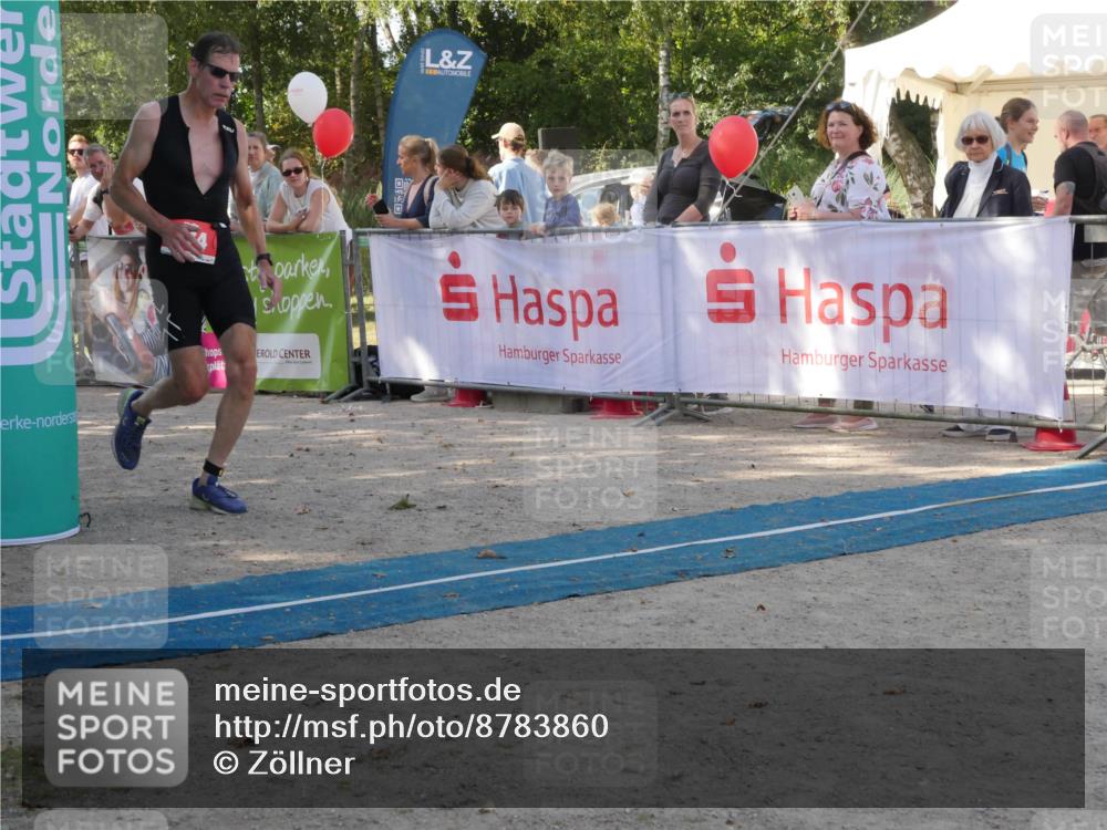 07.09.2025 - 19. Norderstedt Triathlon Zöllner http://msf.ph/oto/8783860 07.09.2025 12:02:04 Ziel 774, 1178 meine-sportfotos.de