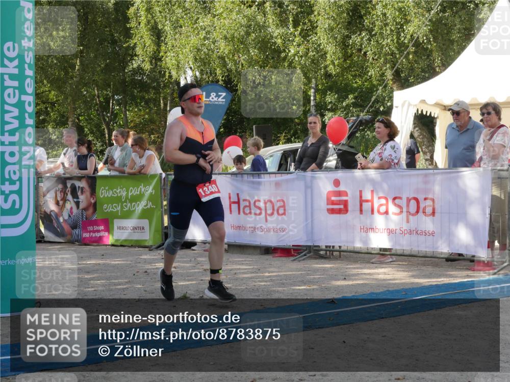 07.09.2025 - 19. Norderstedt Triathlon Zöllner http://msf.ph/oto/8783875 07.09.2025 12:02:56 Ziel 1340 meine-sportfotos.de