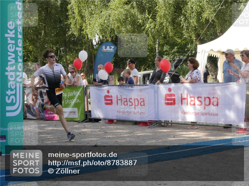 07.09.2025 - 19. Norderstedt Triathlon Zöllner http://msf.ph/oto/8783887 07.09.2025 12:03:06 Ziel 1194, 1207, 1341 meine-sportfotos.de