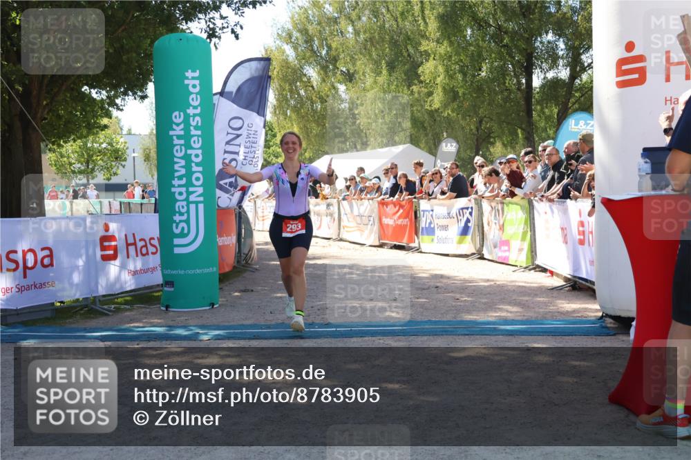 07.09.2025 - 19. Norderstedt Triathlon Zöllner http://msf.ph/oto/8783905 07.09.2025 13:06:33 Ziel 293, 811 meine-sportfotos.de