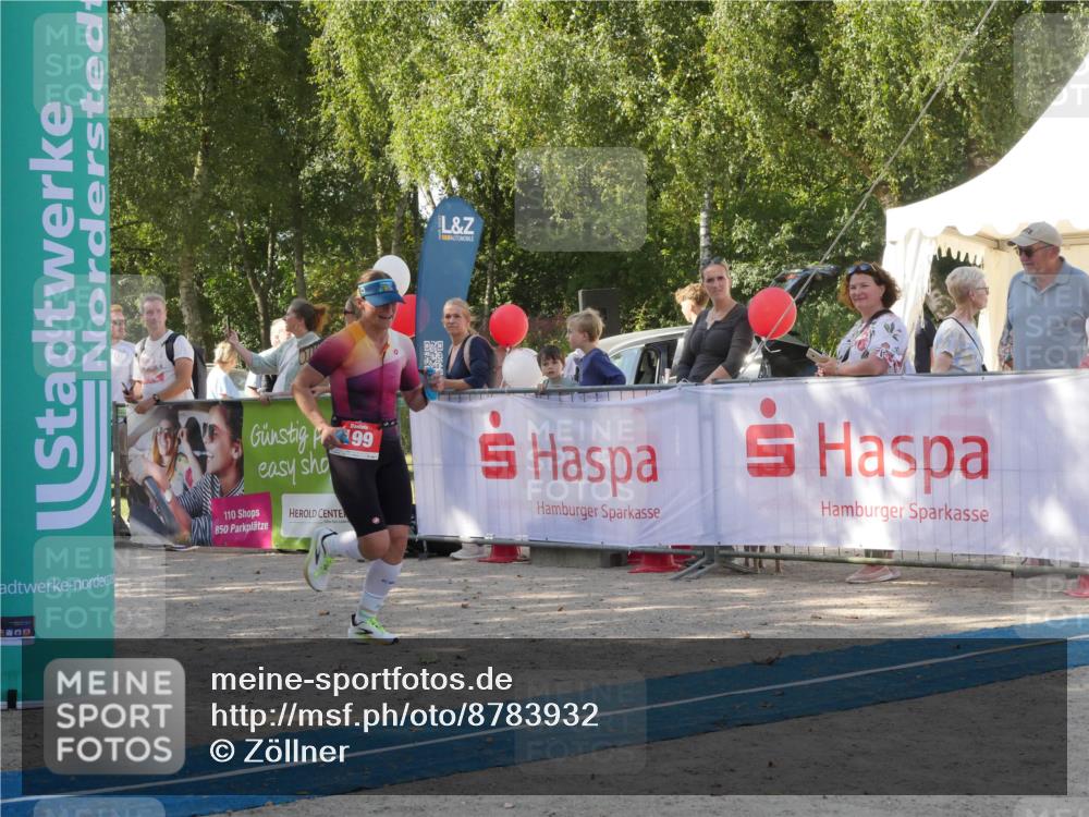07.09.2025 - 19. Norderstedt Triathlon Zöllner http://msf.ph/oto/8783932 07.09.2025 12:03:23 Ziel 199 meine-sportfotos.de
