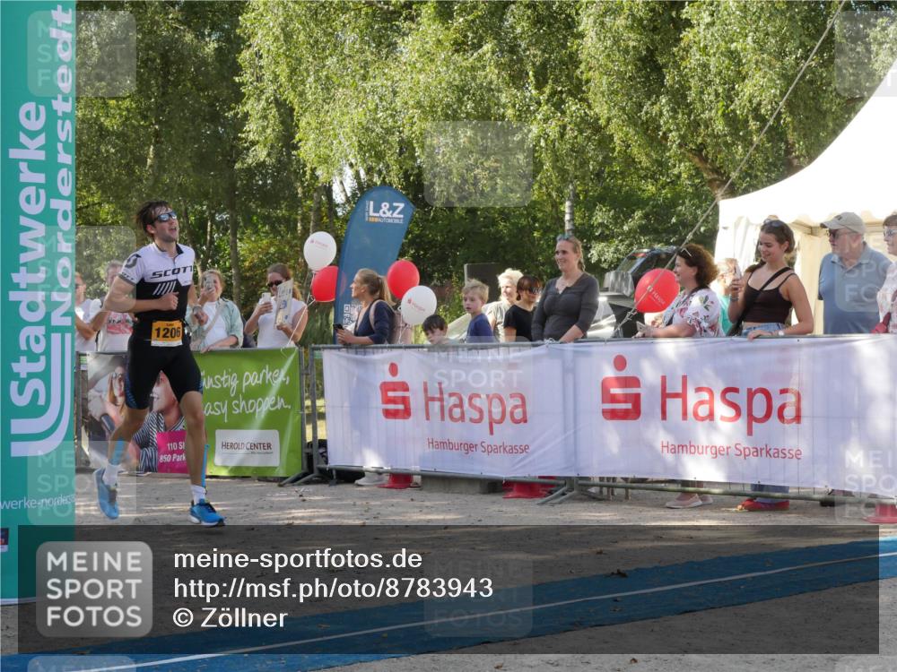 07.09.2025 - 19. Norderstedt Triathlon Zöllner http://msf.ph/oto/8783943 07.09.2025 12:03:39 Ziel 1206 meine-sportfotos.de