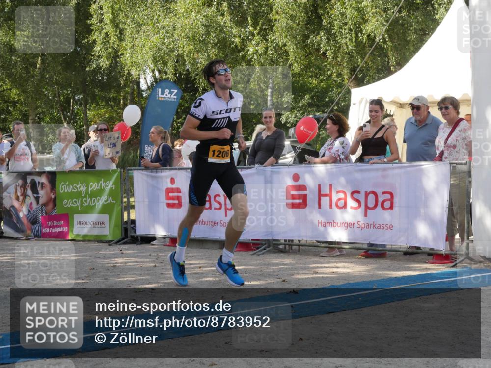 07.09.2025 - 19. Norderstedt Triathlon Zöllner http://msf.ph/oto/8783952 07.09.2025 12:03:40 Ziel 1206 meine-sportfotos.de