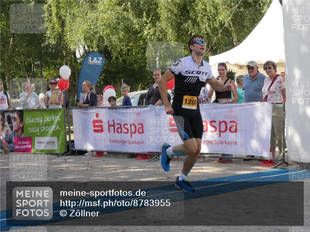 07.09.2025 - 19. Norderstedt Triathlon Zöllner http://msf.ph/oto/8783955 07.09.2025 12:03:40 Ziel 1206 meine-sportfotos.de