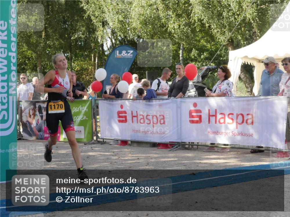 07.09.2025 - 19. Norderstedt Triathlon Zöllner http://msf.ph/oto/8783963 07.09.2025 12:04:10 Ziel 1170 meine-sportfotos.de