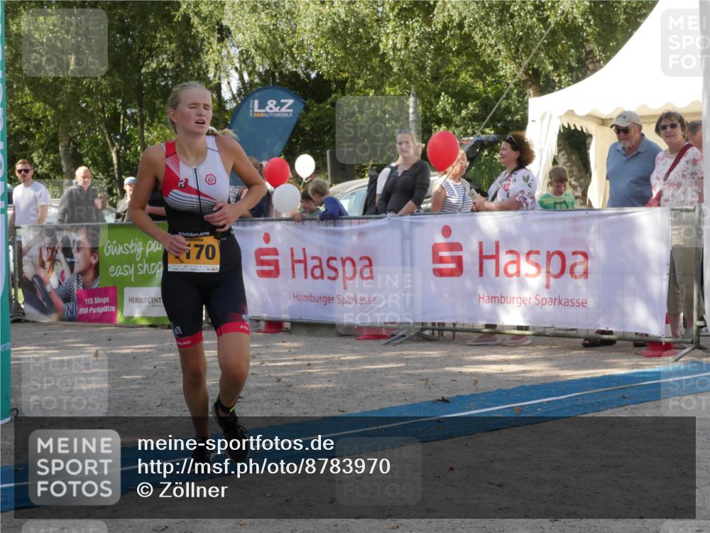 07.09.2025 - 19. Norderstedt Triathlon Zöllner http://msf.ph/oto/8783970 07.09.2025 12:04:10 Ziel 1170 meine-sportfotos.de