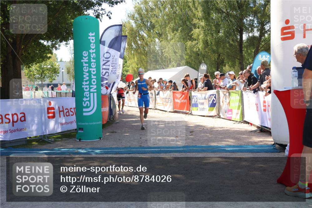 07.09.2025 - 19. Norderstedt Triathlon Zöllner http://msf.ph/oto/8784026 07.09.2025 13:07:46 Ziel 732, 1248 meine-sportfotos.de