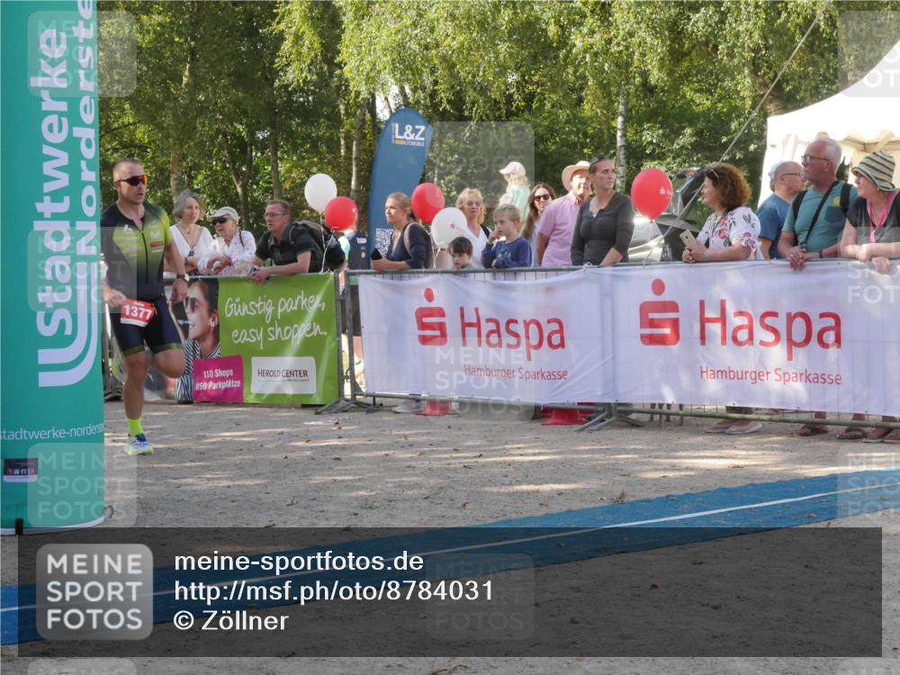 07.09.2025 - 19. Norderstedt Triathlon Zöllner http://msf.ph/oto/8784031 07.09.2025 12:06:09 Ziel 1377 meine-sportfotos.de