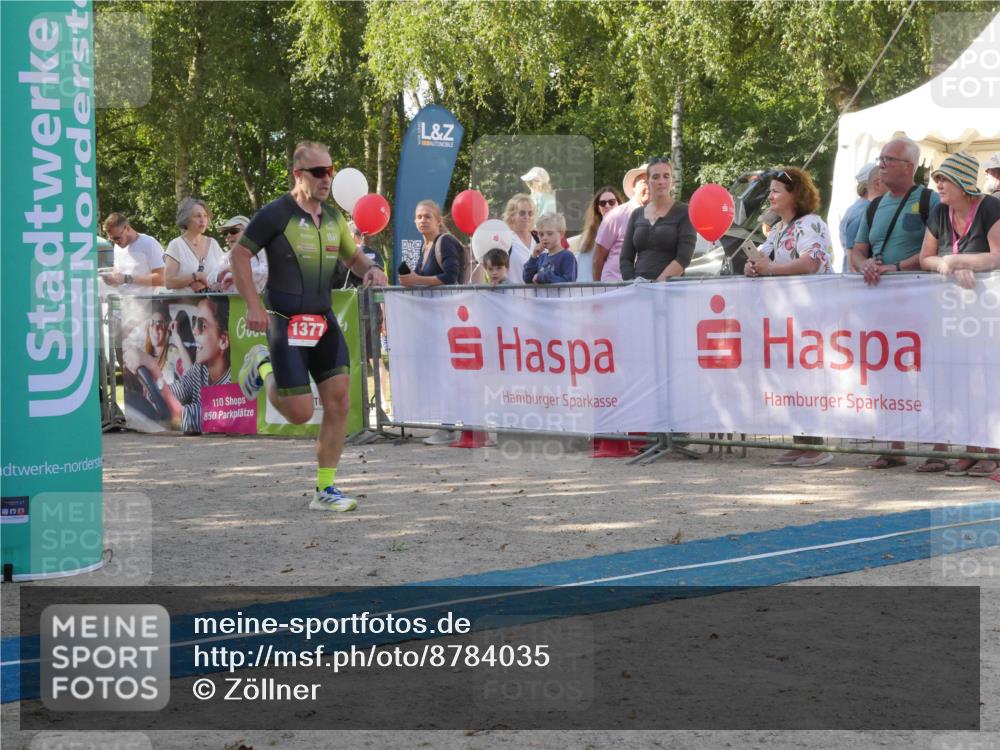 07.09.2025 - 19. Norderstedt Triathlon Zöllner http://msf.ph/oto/8784035 07.09.2025 12:06:09 Ziel 1377 meine-sportfotos.de
