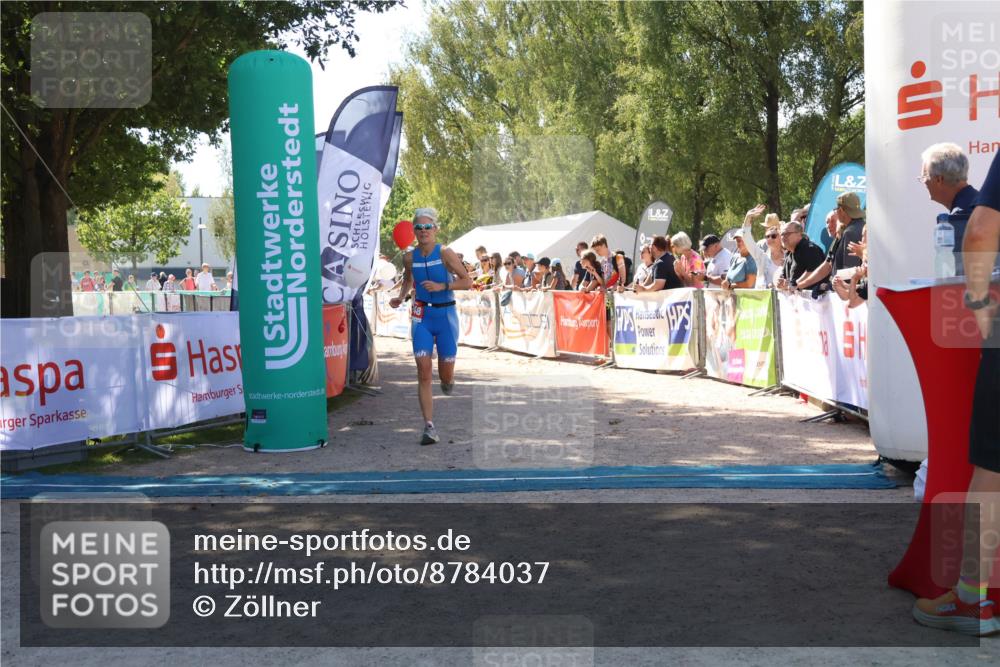 07.09.2025 - 19. Norderstedt Triathlon Zöllner http://msf.ph/oto/8784037 07.09.2025 13:07:47 Ziel 732, 1248 meine-sportfotos.de