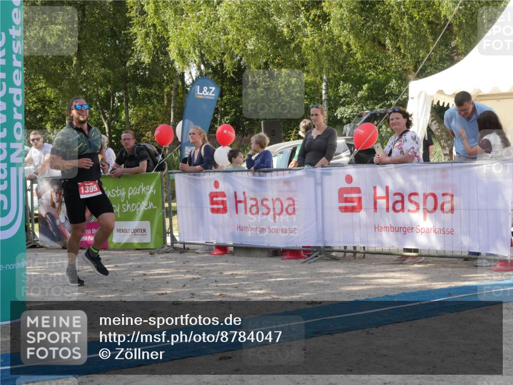 07.09.2025 - 19. Norderstedt Triathlon Zöllner http://msf.ph/oto/8784047 07.09.2025 12:07:08 Ziel 1395 meine-sportfotos.de