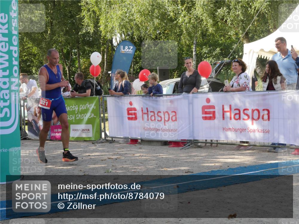 07.09.2025 - 19. Norderstedt Triathlon Zöllner http://msf.ph/oto/8784079 07.09.2025 12:07:42 Ziel 821 meine-sportfotos.de