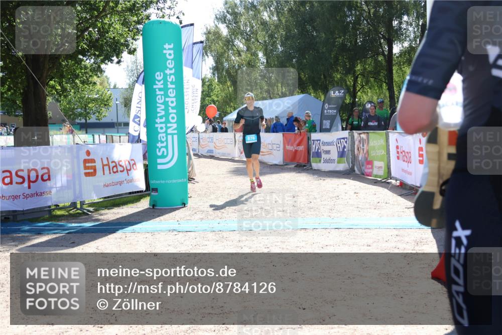 07.09.2025 - 19. Norderstedt Triathlon Zöllner http://msf.ph/oto/8784126 07.09.2025 15:18:30 Ziel 876, 1007 meine-sportfotos.de