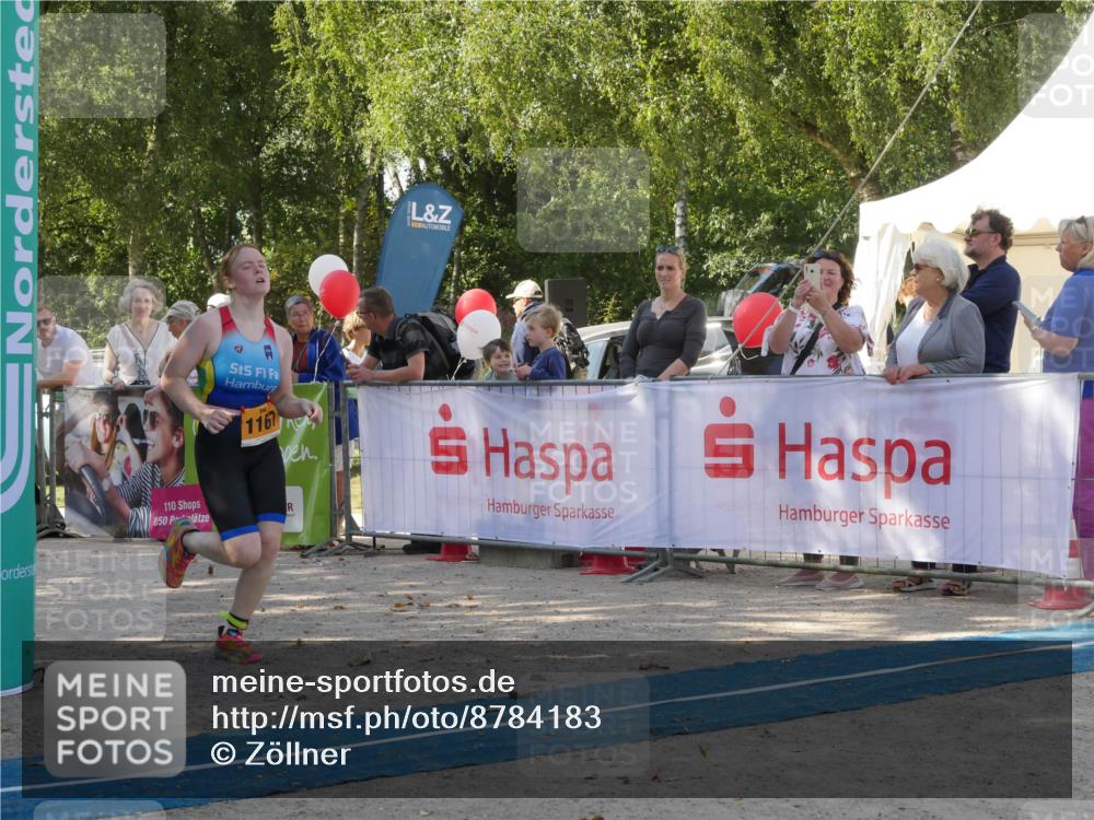 07.09.2025 - 19. Norderstedt Triathlon Zöllner http://msf.ph/oto/8784183 07.09.2025 12:08:54 Ziel 1167, 1236 meine-sportfotos.de