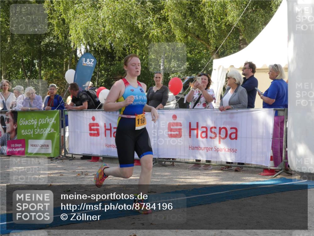 07.09.2025 - 19. Norderstedt Triathlon Zöllner http://msf.ph/oto/8784196 07.09.2025 12:08:54 Ziel 1167, 1236 meine-sportfotos.de