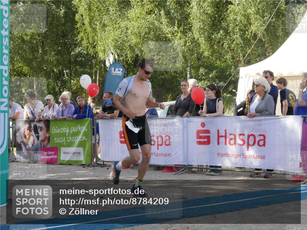 07.09.2025 - 19. Norderstedt Triathlon Zöllner http://msf.ph/oto/8784209 07.09.2025 12:09:16 Ziel 185, 806 meine-sportfotos.de