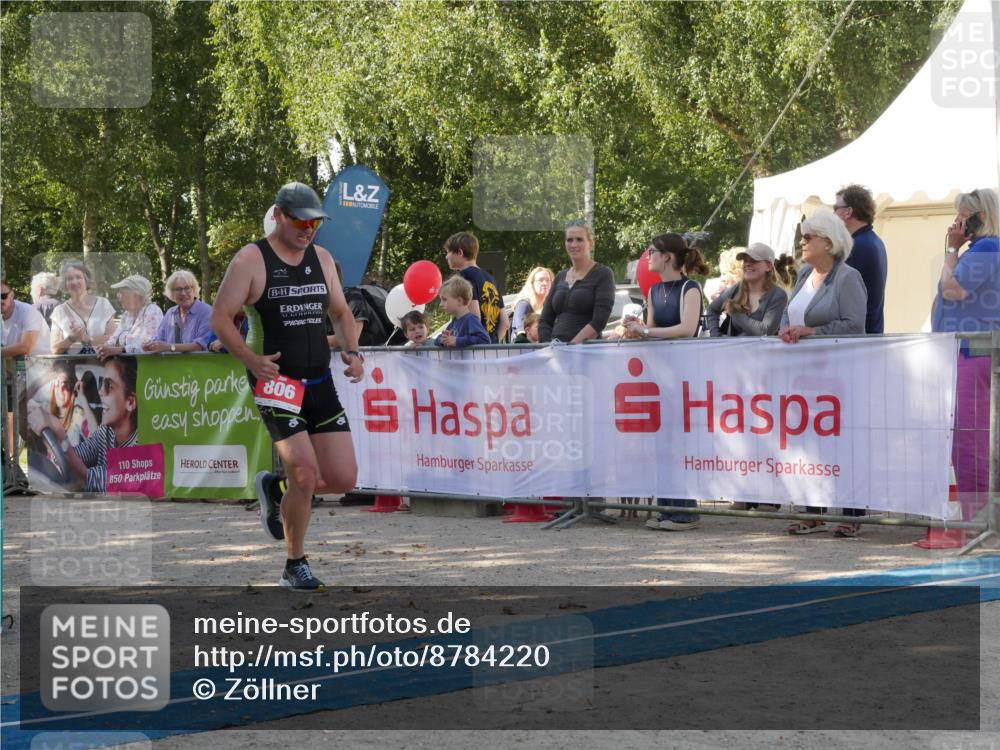 07.09.2025 - 19. Norderstedt Triathlon Zöllner http://msf.ph/oto/8784220 07.09.2025 12:09:19 Ziel 185, 806 meine-sportfotos.de